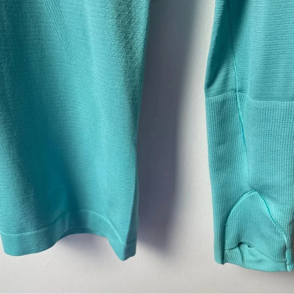 Lululemon run swiftly tech break new  ground turtleneck long‎ sleeve top 2 rare - Picture 7 of 12